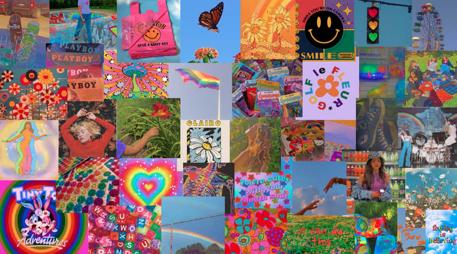 Vintage Aesthetic Pc For Creative Expression Wallpaper