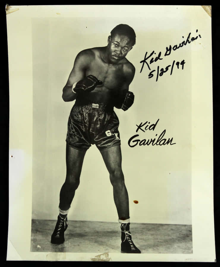 Vintage Signed Kid Gavilan Memorabilia Wallpaper