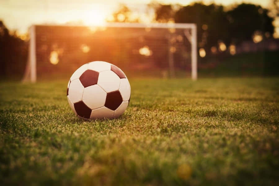 Visual Poetry Of Soccer - Mastery On The Field Wallpaper
