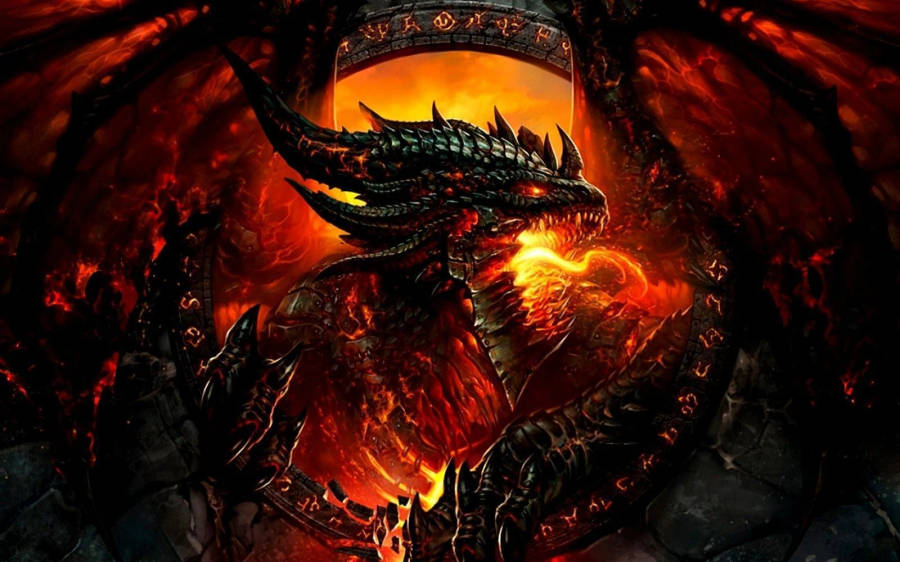 Volcano Lava Really Cool Dragons Wallpaper