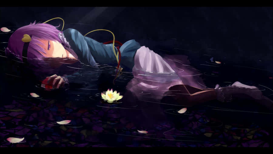 Vulnerability, Strength And Beauty Embodied In A Single Look To Convey The Feeling Of A True Sad Anime. Wallpaper