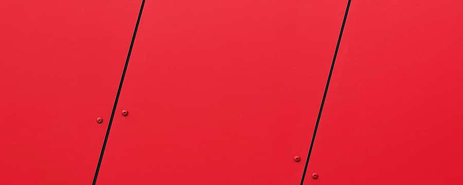 Wall With Black Lining Red Ultra Wide Hd Wallpaper