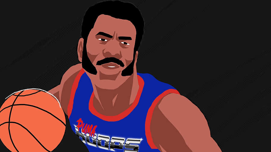 Walt Frazier Basketball Player Digital Art Illustration Wallpaper