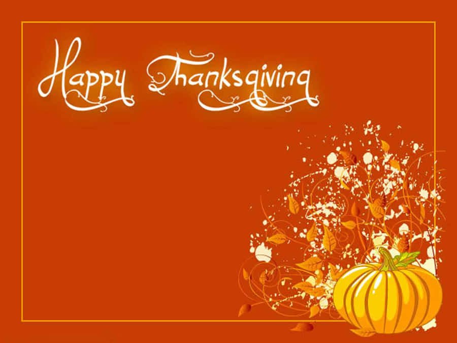 “warm Wishes For A Wonderful Thanksgiving” Wallpaper