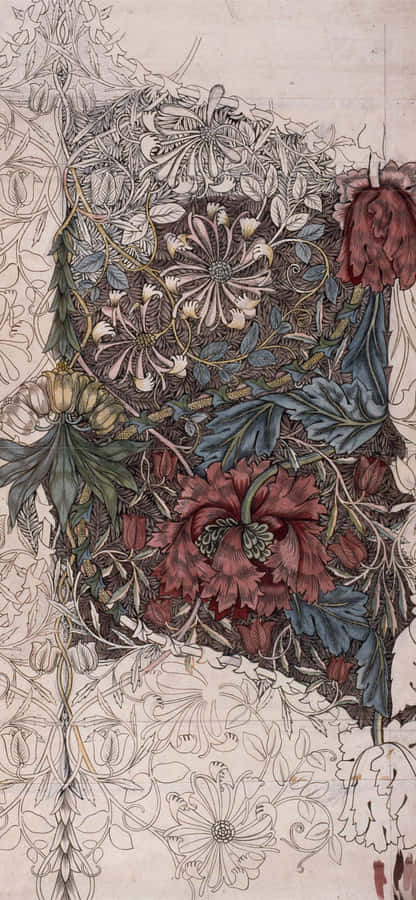 Watercolor Painting Effect On Iphone Wallpaper