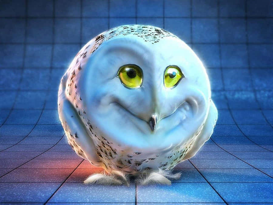 Weird Pfp Of Dwart Owl Wallpaper