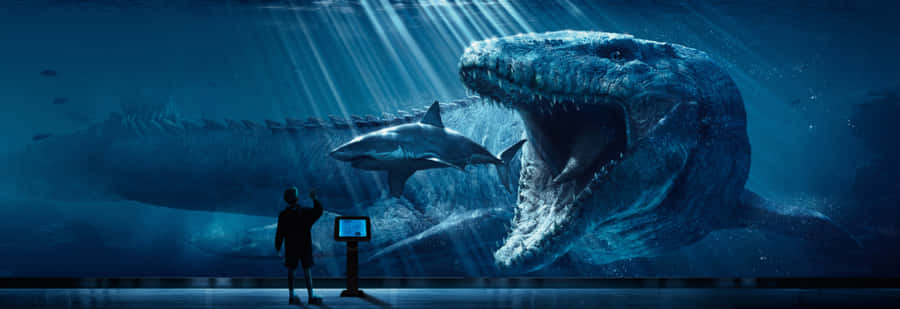 Welcome To Blue Jurassic World Wallpaper