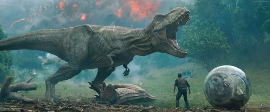 Welcome To The Wondrous Blue Jurassic World Wallpaper