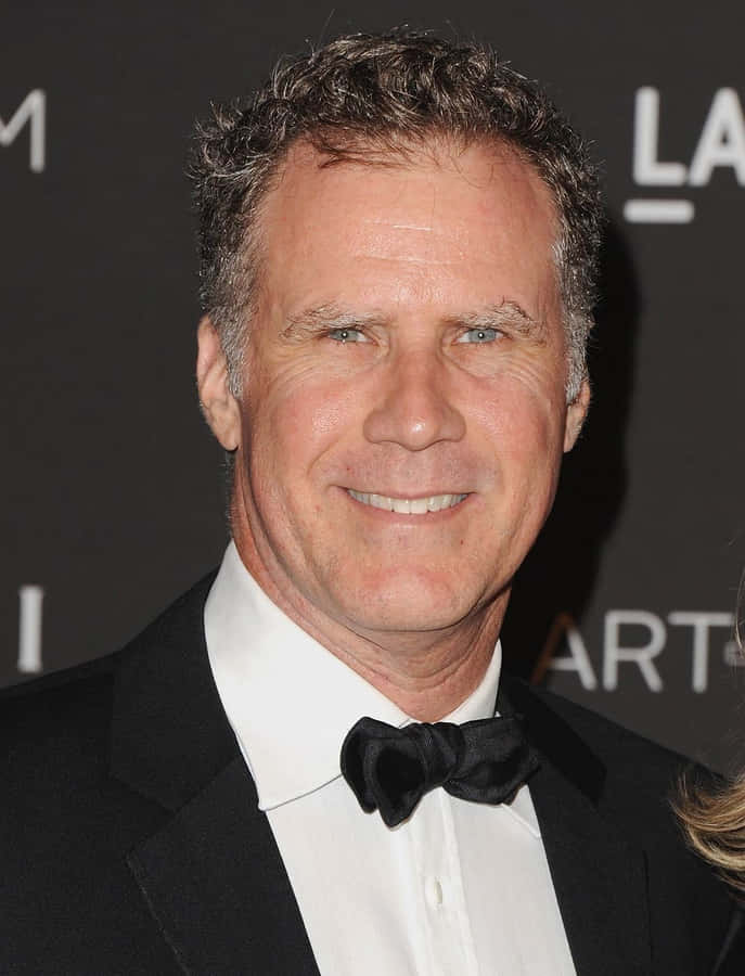 Will Ferrell Poses In A Semi-formal Attire Wallpaper