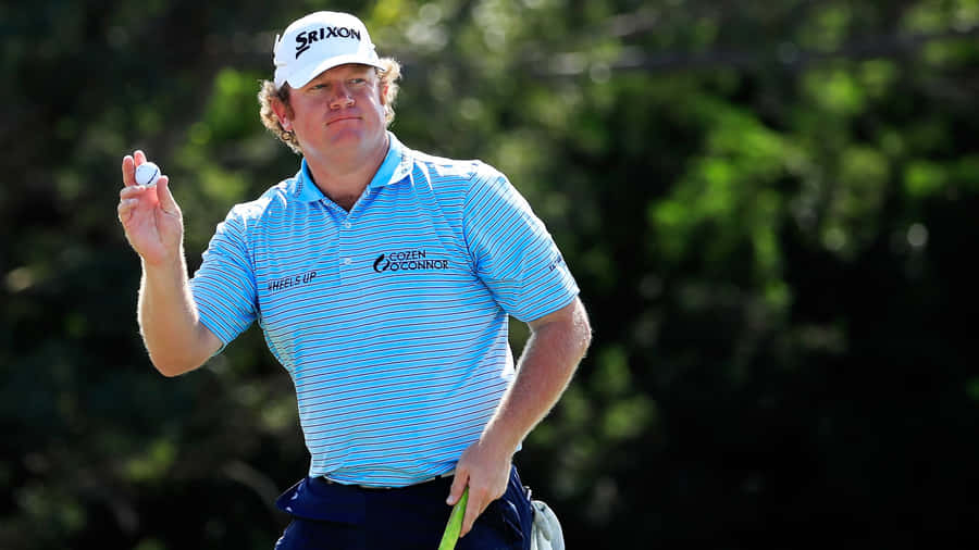 William Mcgirt Holding A Golf Ball Wallpaper