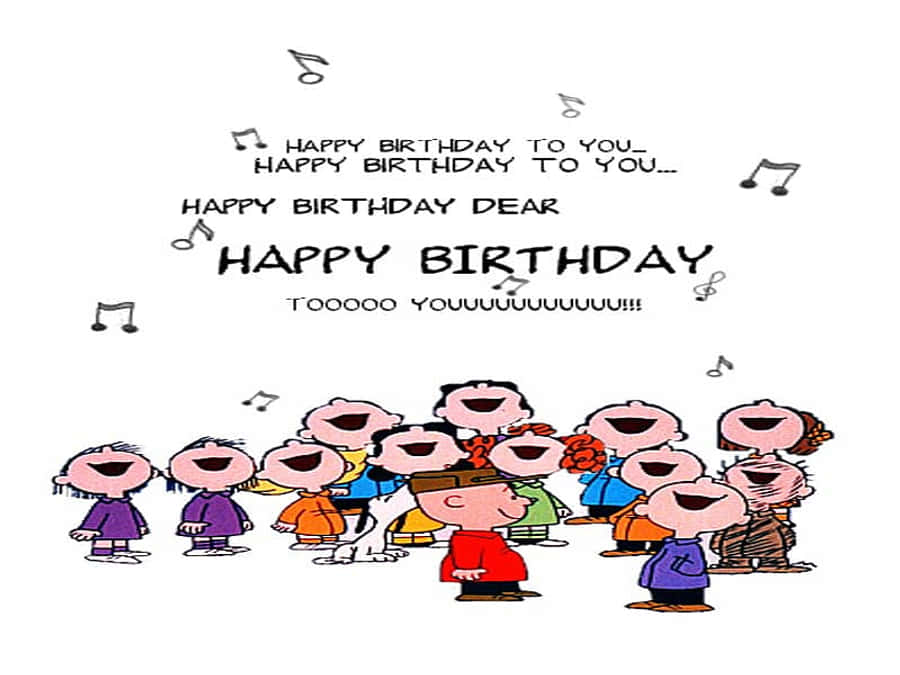 Wishing A Happy Birthday To Charlie Brown! Wallpaper
