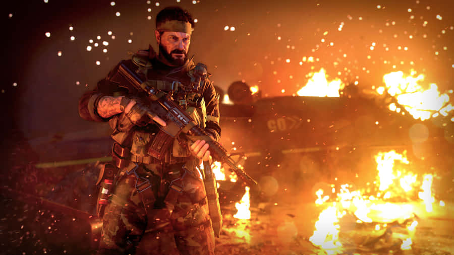 Witness The Excitement Of Black Ops 4 Wallpaper