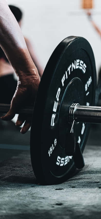 Working Out On The Go With The Latest Gym Iphone Wallpaper