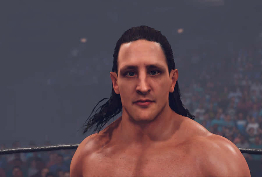 Wrestler Portraitin Ring Wallpaper
