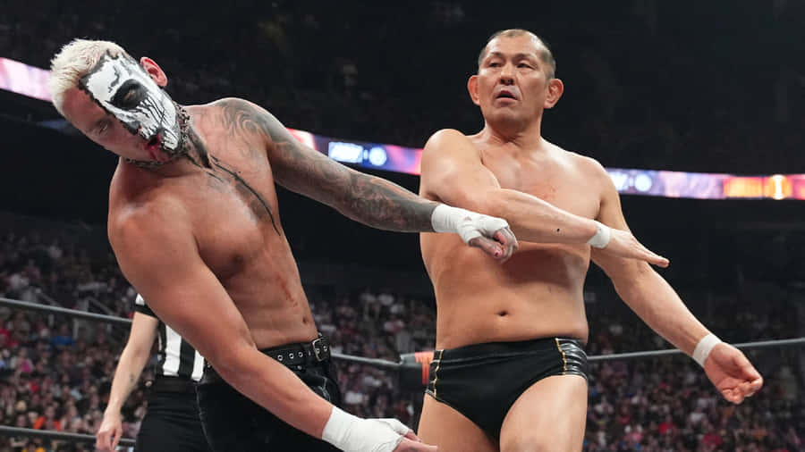 Wrestling Match Intensity Wallpaper