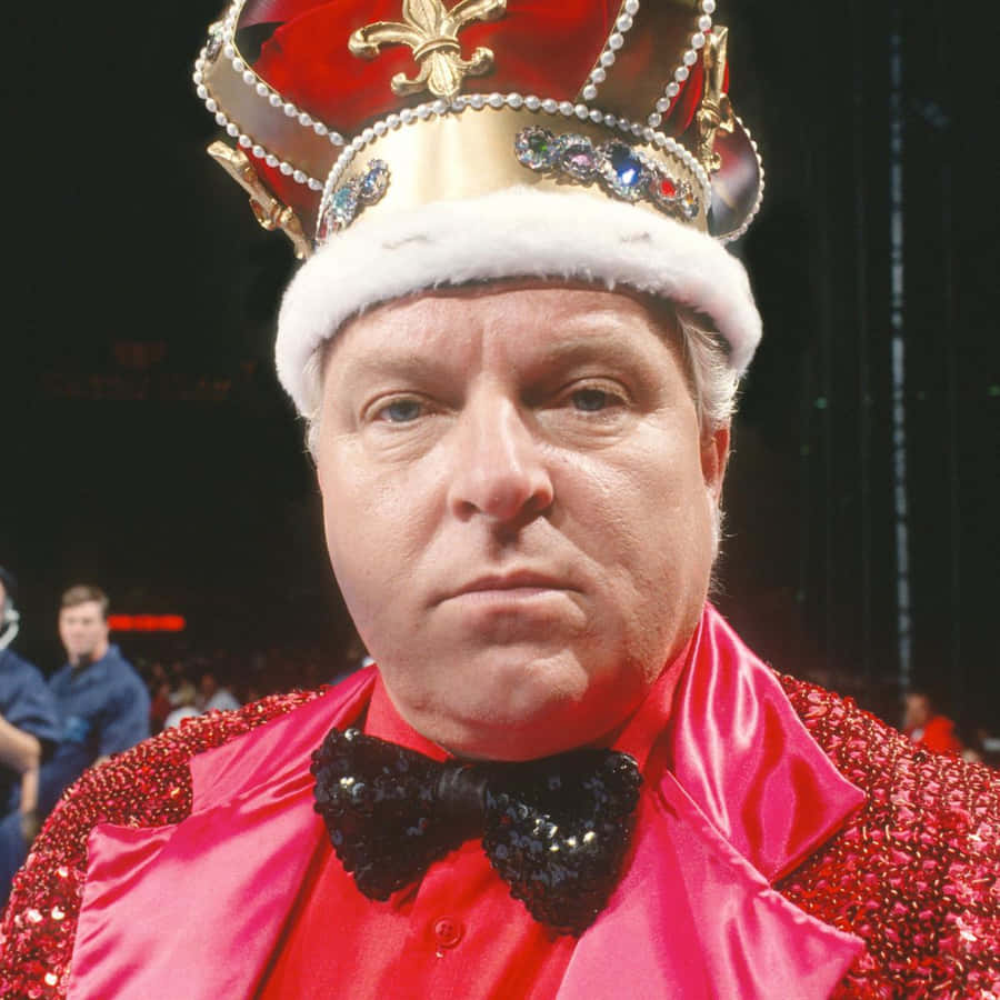 Wrestling Personalityin Royal Attire Wallpaper