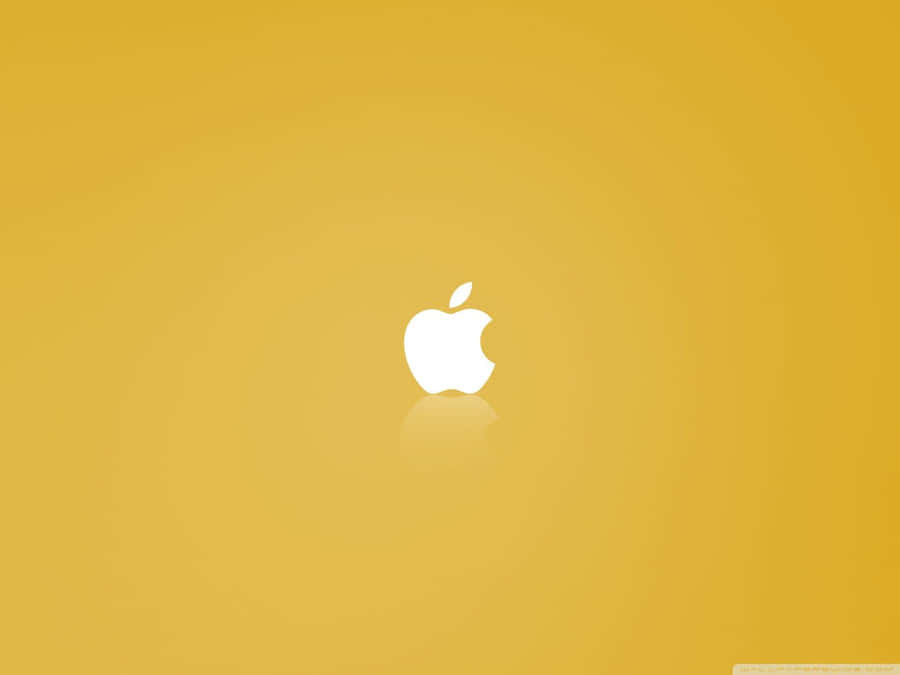 Yellow Apple Logo Ipad Wallpaper