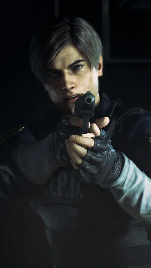 1) Ready To Dive Into The Horror - Resident Evil 2 Phone Wallpaper
