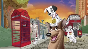 101 Dalmatians London Street Wallpaper