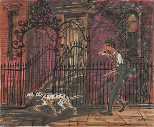 101 Dalmatians Roger Walking Pongo Wallpaper