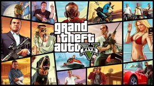 1080p Gta 5 Game Poster Wallpaper
