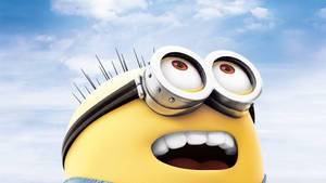 1080p Hd Minions Bob Looking Up Wallpaper