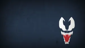 1080p Minimalist Venom Wallpaper