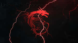 1080p Red Dragon Lightning Wallpaper