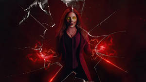 1366 X 768 Marvel Scarlet Witch Wallpaper