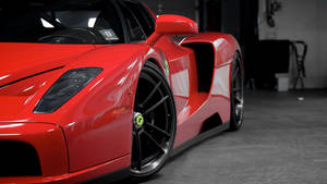 1366x768 Ferrari Hd Red Enzo Wallpaper