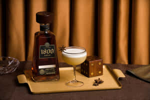 1800 Tequila Añejo And Barrel Sour Wallpaper