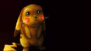 1920 X 1080 Anime Sad Pikachu Wallpaper