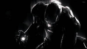 1920 X 1080 Avengers Iron Man Black And White Wallpaper