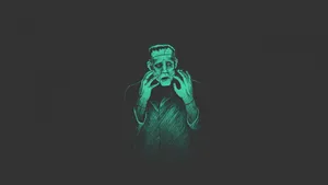 1920 X 1080 Minimalist Frankenstein Monster Wallpaper