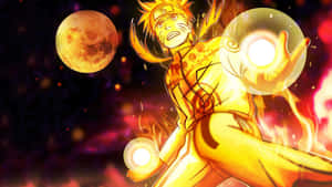 1920 X 1080 Naruto In Flames Wallpaper