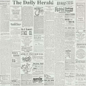 1920s Newspaper Ads Wallpaper