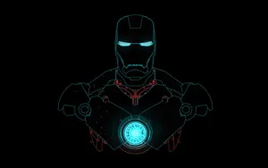 1920x1080 Amoled Iron Man Wallpaper