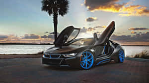 1920x1080 Bmw I8 Convertible Scissor Doors Wallpaper