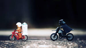 1920x1080 Full Hd Star Wars Lego Figures On Bikes Wallpaper