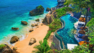 1920x1080 Hd Summer Resort In Bali Wallpaper