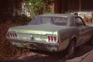 1967 Ford Mustang Hd Lime Green Wallpaper