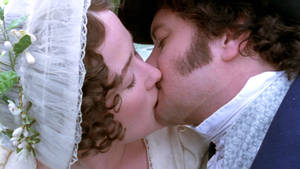 1995 Pride And Prejudice Kiss Wallpaper