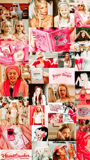 2000s Iconic Pink Women Wallpaper