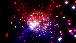 2000s Pink Violet Disco Ball Wallpaper