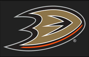 2013 Anaheim Ducks Black Background Wallpaper