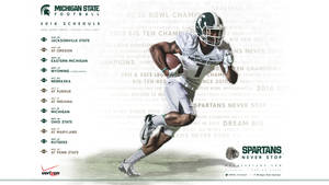 2014 Michigan State University Football Schedule Wallpaper