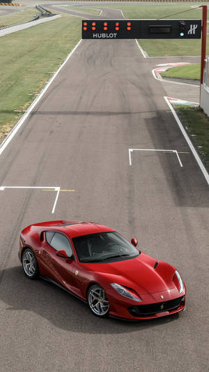 2017 812 Superfast Ferrari Phone Wallpaper