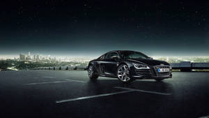 2018 Audi R8 V10 Plus Black Wallpaper