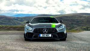 2019 Mercedes Amg Gtr Pro Racing Stripes Wallpaper