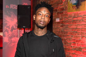 21 Savage At Xbox Atlanta Event Wallpaper